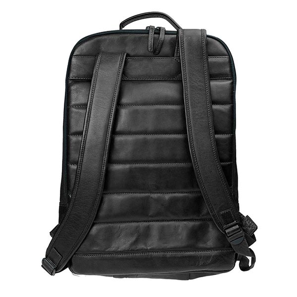 Business Rucksack schwarz, Ziegenleder / CONTIGO Fairtrade Onlineshop