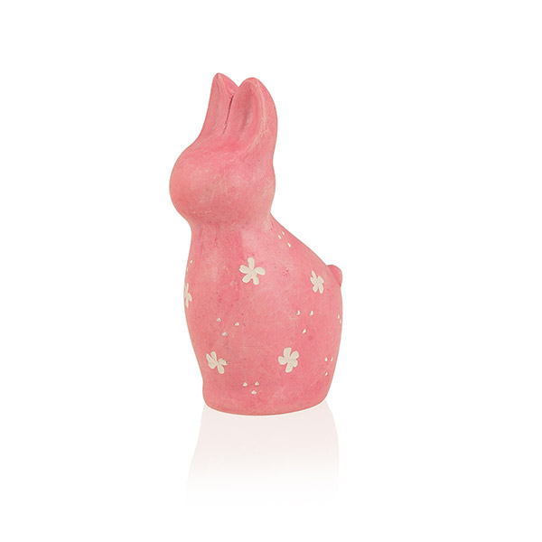 Osterhase FLORA pastell 9cm (Stückpreis), Speckstein / CONTIGO Fairtrade Onlineshop