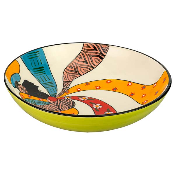 Pastateller 22cm BOHO, Keramik Kapula