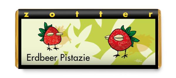 Zotter Erdbeer Pistazie BIO 70g