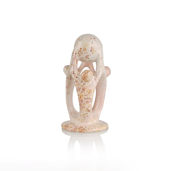 Figur FREUDE 11cm natur, Speckstein Figur FREUDE 11cm natur, Speckstein