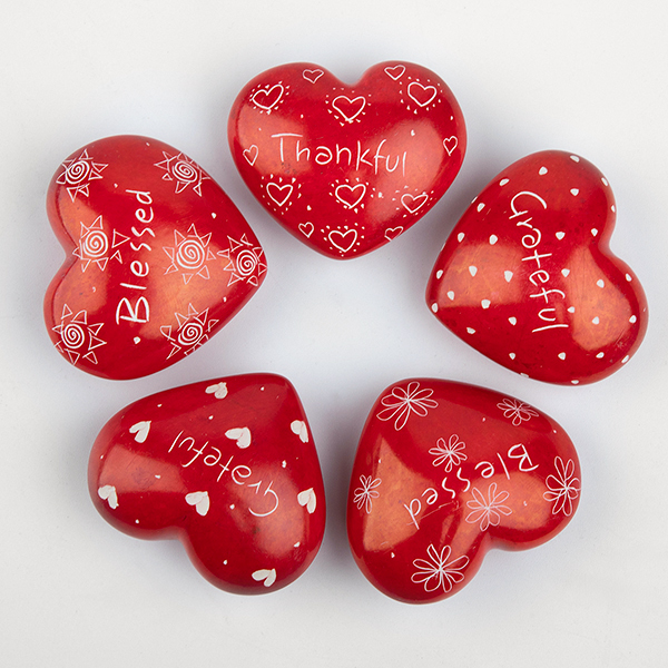 Herz Schmeichler DANKBARKEIT, Speckstein / CONTIGO Fairtrade Onlineshop