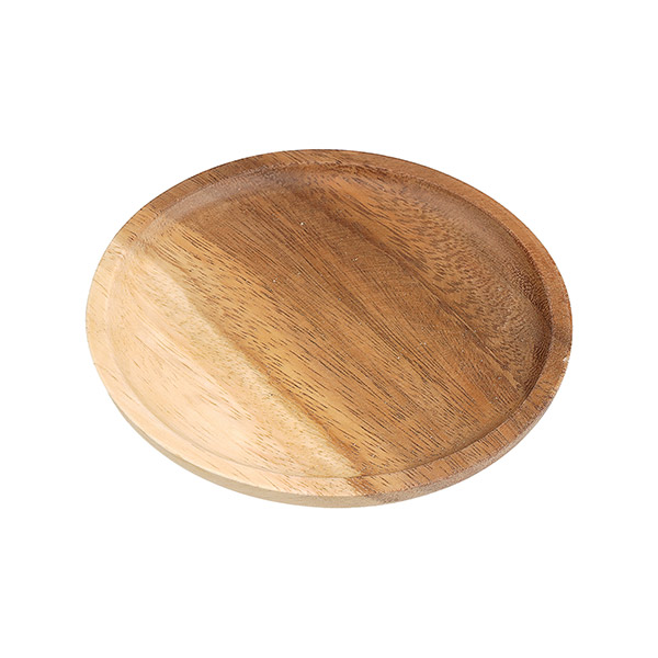 Unterteller / Coaster 12cm RUSTIC, Acaciaholz / CONTIGO Fairtrade Onlineshop